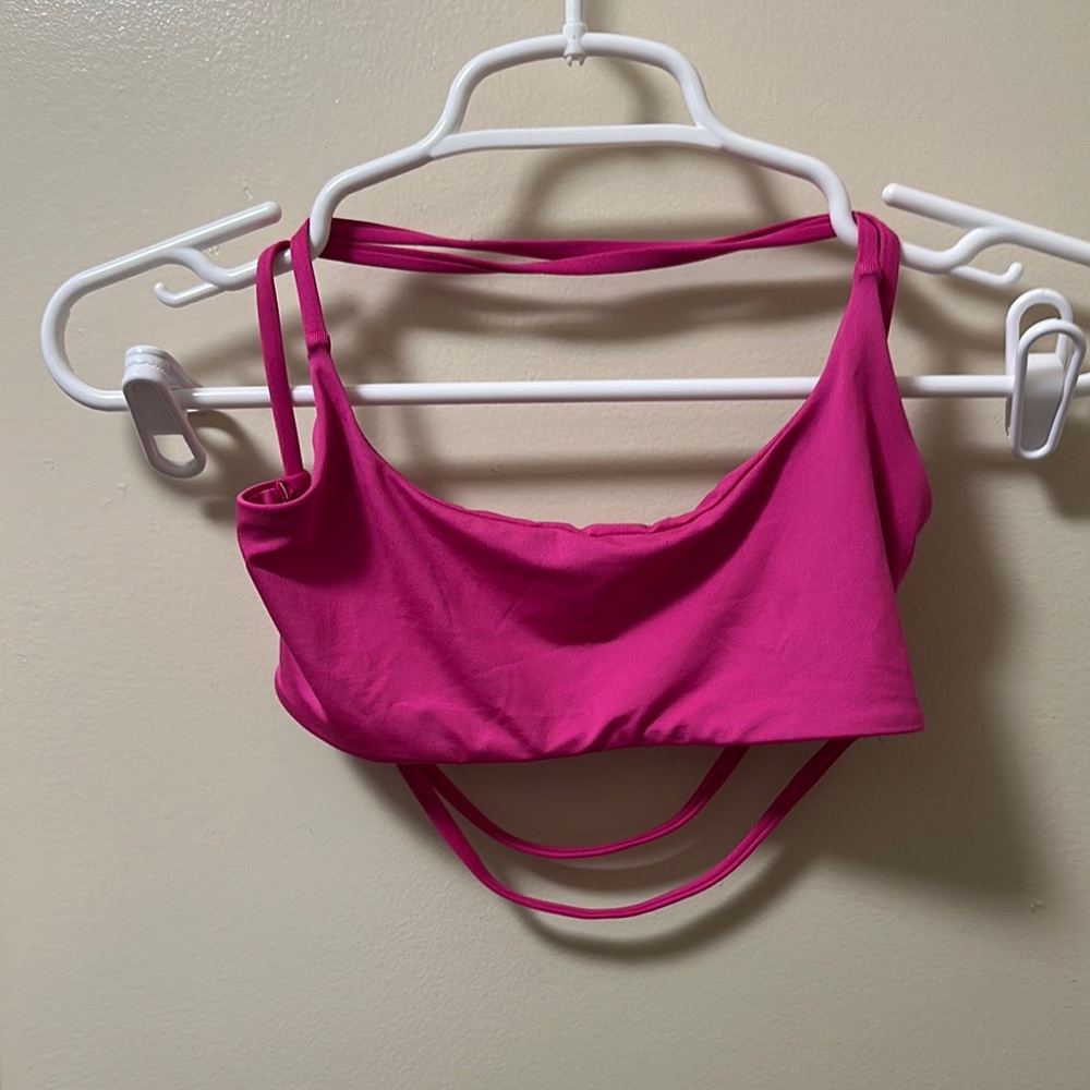Pink Women's gym Top